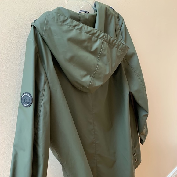 Hunter Green Raincoat by Nautica - Picture 4 of 8